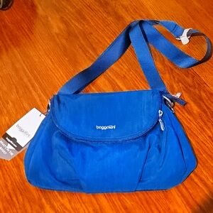 Baggallini Royal Blue Crossbody Bag with Adjustable Strap